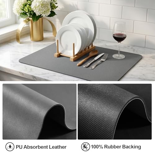 Dish Drying Mat for Kitchen Counter