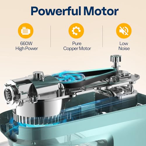 9-in-1 Stand Mixer with Fermentation & Timer, 7.5-Quart, Blue