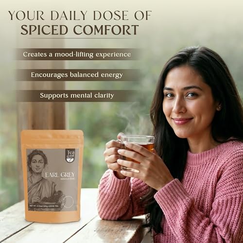 Earl Grey Masala Chai Loose Leaf Tea (3.53 Ounce)