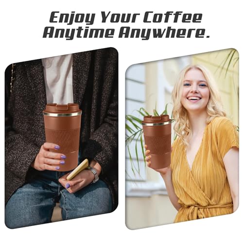 Vacuum Insulated Stainless Steel Travel Coffee Mug