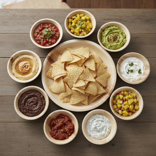 Disposable Bamboo 4" Round Bowl (200 Count)