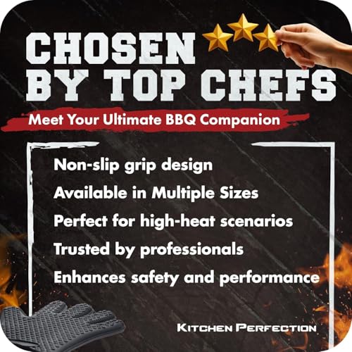 Silicone Smoker BBQ Gloves (2 Count)