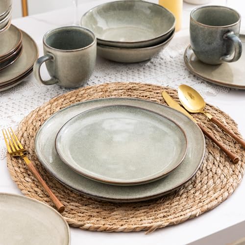 Ceramic Dinner Plates Set of 6 (6 Count)