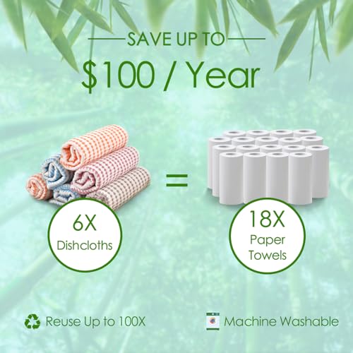 Dish Cloths 8 Pack (8 Count)