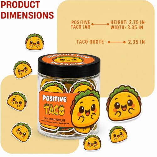 Positive Taco Jar (7 Count)
