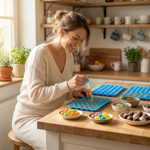Round Gummy Candy Molds (220 Count)