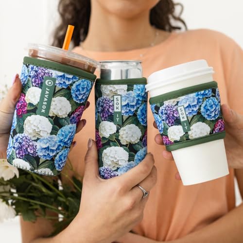 JavaSok Iced Coffee & Cold Soda Insulated Neoprene Cup Sleeve