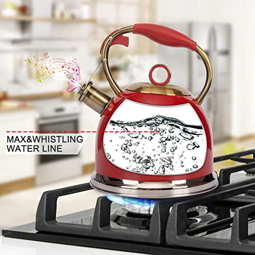 Tea Kettle Stovetop Whistling Teapot