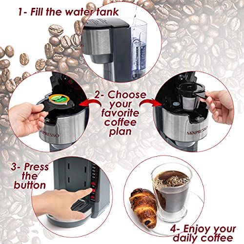 Gray Single Serve Coffee Brewer K