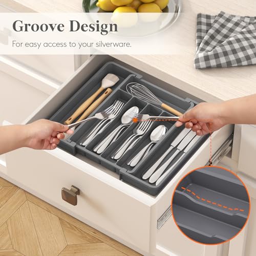 Expandable Silverware Drawer Organizer