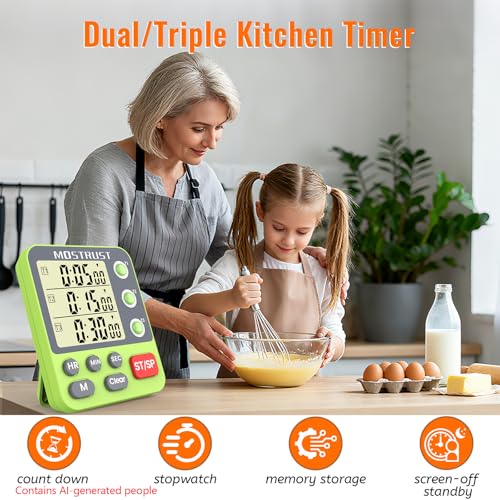 Digital Dual Kitchen Timer