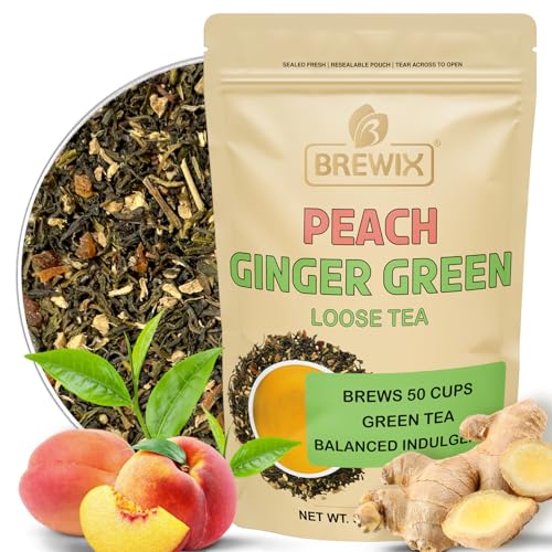 Peach Ginger Green Tea (3.53 Ounce)