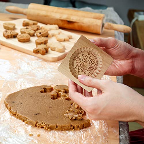 Wooden Cookie Biscuit Mold
