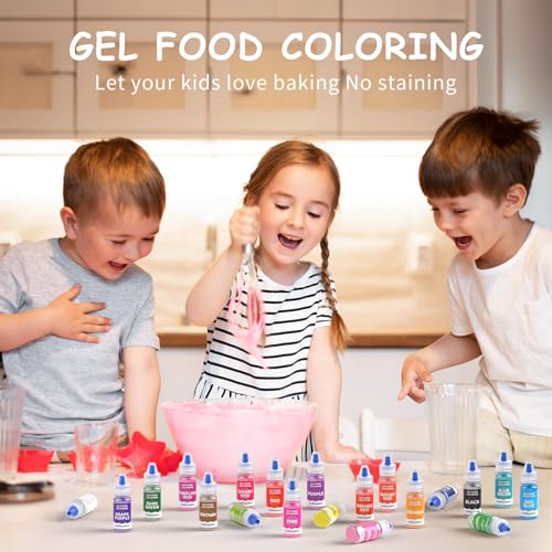 Gel Food Coloring Cake Decorating Set (5 Fl Oz)