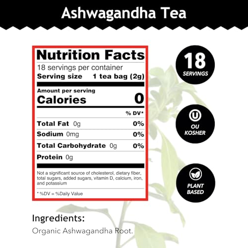 Ashwagandha Root Tea (18 Count)