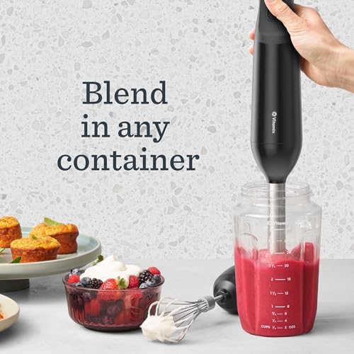 2 Speed Immersion Blender + Whisk Attachment