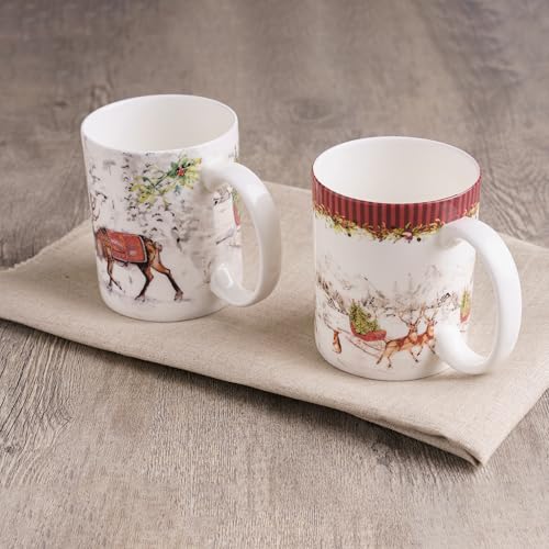 Coffee Mug with Handles Tea Cups (2 Count)