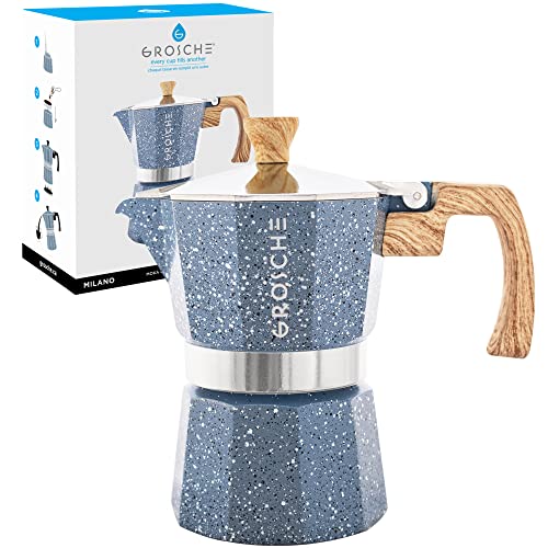 Milano Stovetop Espresso Maker Moka Pot 3 espresso Cup