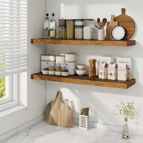 36 Inch Floating Shelves (2 Count)