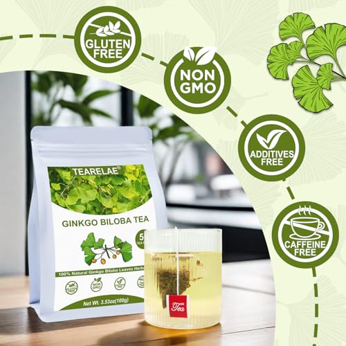 Ginkgo Biloba Tea Bags (50 Count)