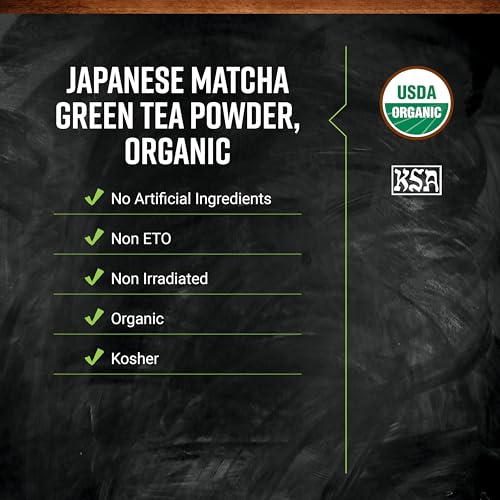 Organic Japanese Matcha Green Tea Powder (16 Ounce)