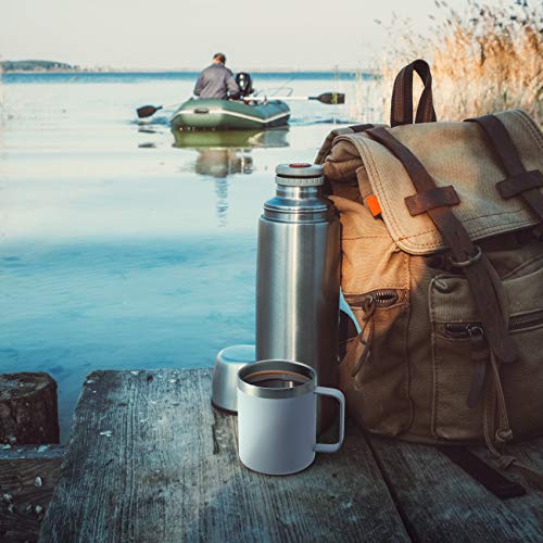 12oz Insulated Travel Coffee Mug with Handle (4 Count)