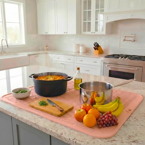 Silicone Dish Drying Mat for Multiple Usage