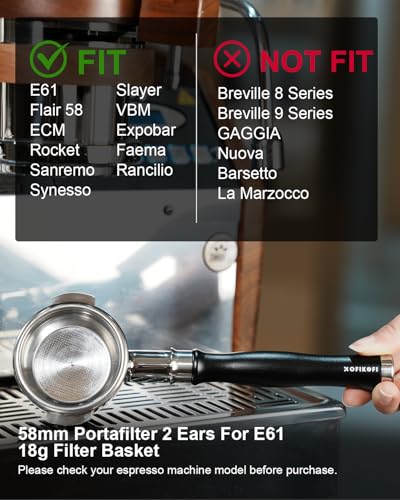 58mm Bottomless Portafilter For E61