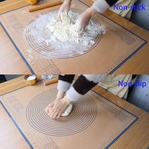Silicone Pastry Mat 36x24 Inch Nonstick Baking Mat