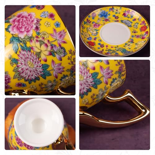 Tea Cup and Saucer (2 Count)