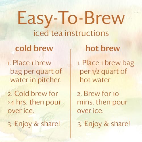 GINGER PEACH ORGANIC ICED TEA (12 Count)