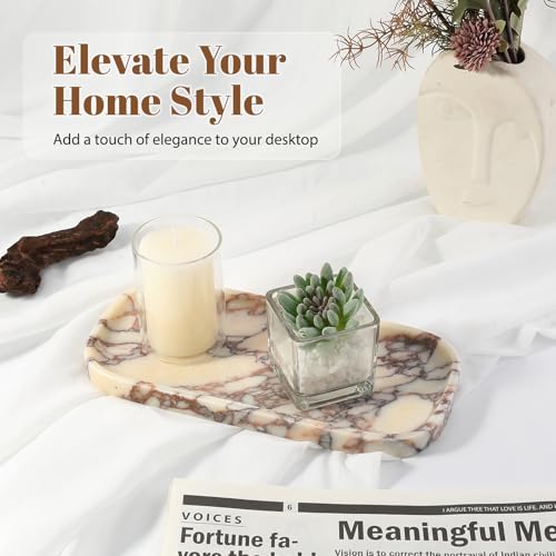 Luxury Calacatta Viola Marble Tray
