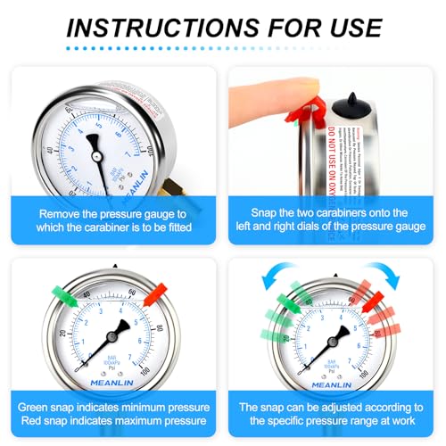 0~100Psi Liquid Filled Pressure Gauge 1