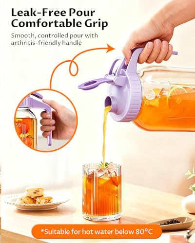 64oz Mason Jar Pitcher
