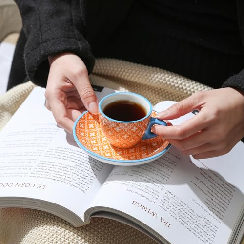 Ceramic 2 oz Espresso Cups (6 Count)
