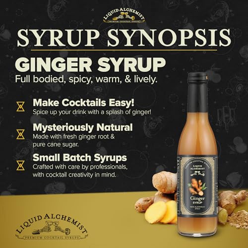 Ginger Syrup for Cocktails (12.7 Fl Oz)