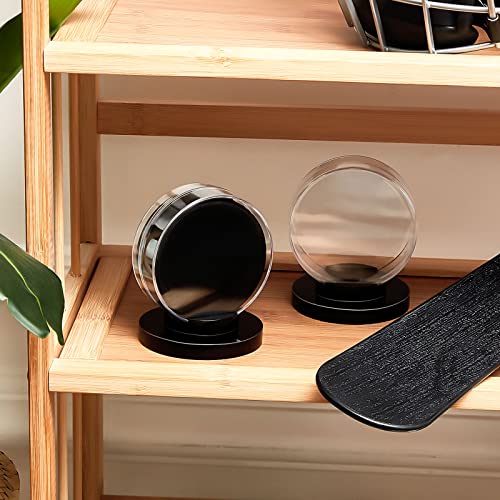 Hockey Puck Display Case Acrylic Holder Stand (4 Count)