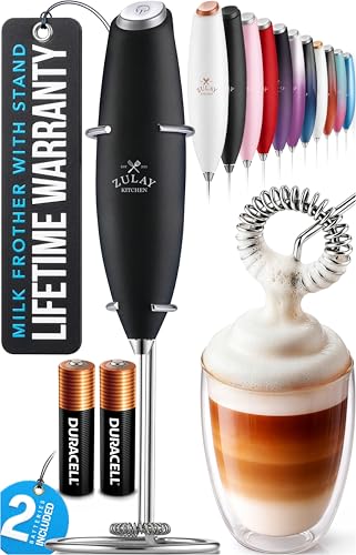 Powerful Milk Frother Wand With Duracell Batteries
