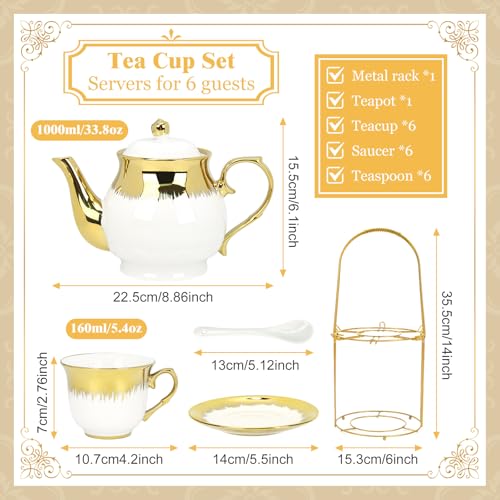 Porcelain Tea Set (20 Count)