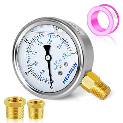 0~40Psi Stainless Steel 1