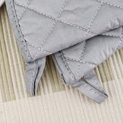 17 Inch Extra Long Heat Resistant Oven Gloves New Cotton Oven Mitts Kitchen Gloves High Temperature Cooking Tool BBQ Gloves