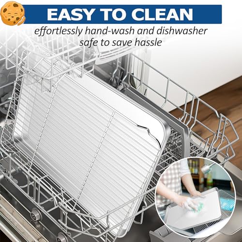 Baking Sheet with Cooling Rack Set (2 Count)