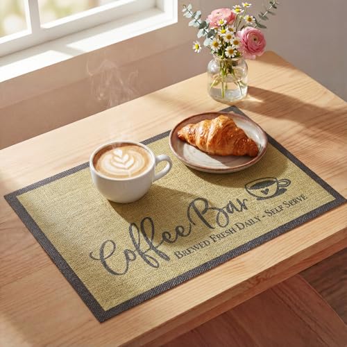 Coffee Bar Mat Set of 2 (2 Count)