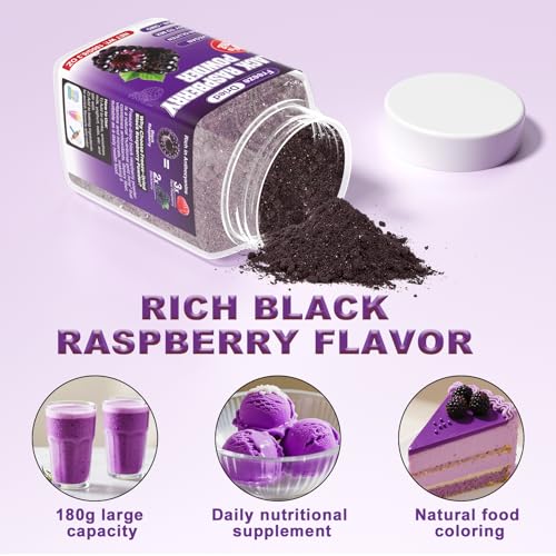 Freeze Dried Black Raspberry Powder (5.6438 Ounce)