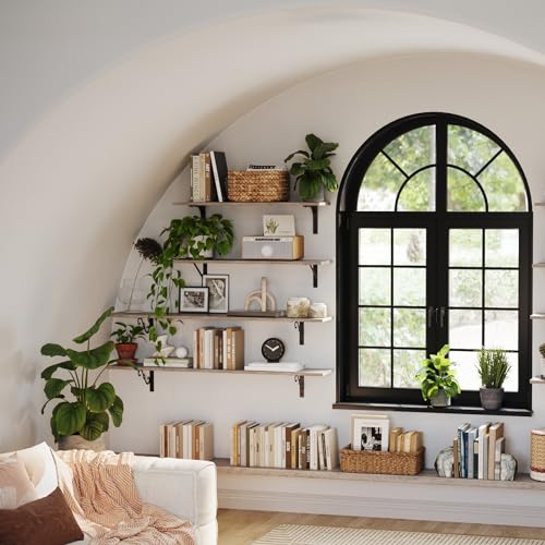 Long Wall Shelves (2 Count)
