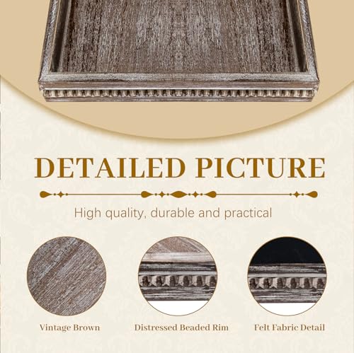 Square Wood Serving Tray