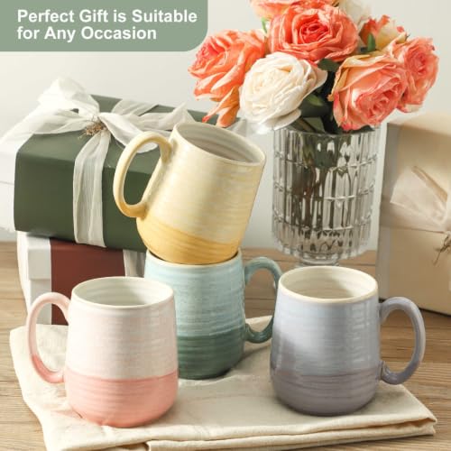 15oz Coffee Mugs Set of 4 (4 Count)