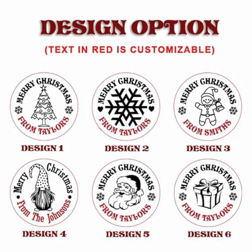 2025 Personalized Christmas Cookie Stamp Unique 3D Embossed Design Fun Tool for Baking Art