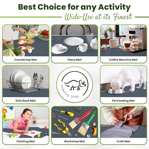 Premium Silicone Mat 25" x 17" Multipurpose Cooking Mat Thick Heat Resistant