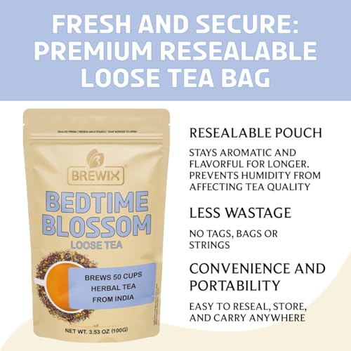 Bedtime Blossom Calming Tea For Sleep (3.53 Ounce)